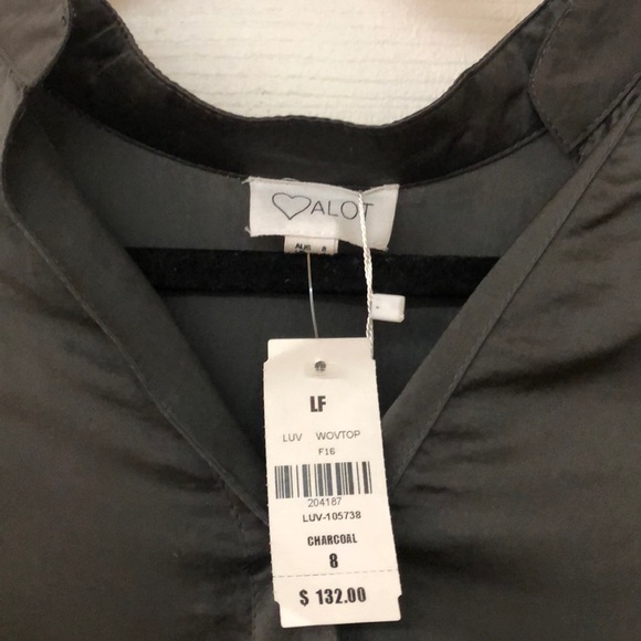 Blouse-Charcoal color - Picture 2 of 2